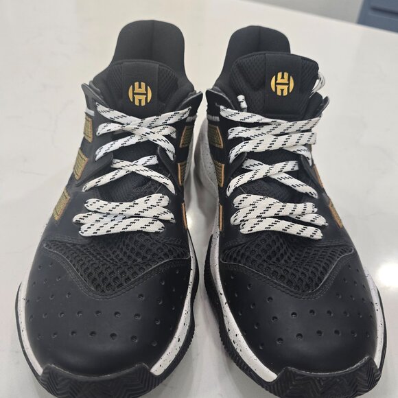*Like New* Adidas Harden Stepback basketball shoes - black and gold colorway - Picture 9 of 9